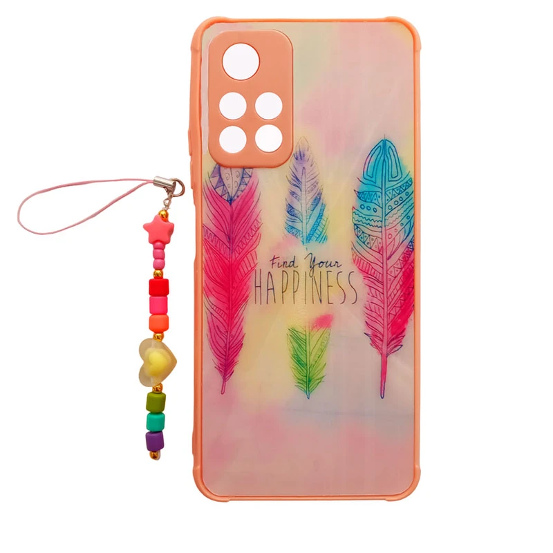 کاور طرح لیزری مدل دریم کد A10158 مناسب برای گوشی موبایل شیائومی Poco M4 Pro 5G / Redmi Note 11 5G به همراه بند آویز