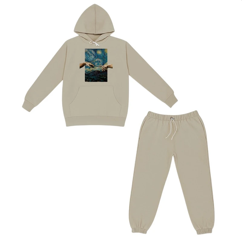 ست هودی و شلوار راحتی بچگانه مدل نقاشی کد p1 