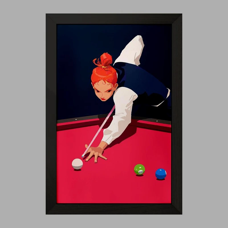 تابلو خندالو مدل بیلیارد Billiard کد 28118