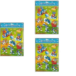 استیکر کودک مدل موش و گربه بسته 3 عددی