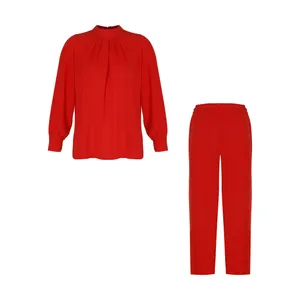 ست بلوز و شلوار زنانه مدل bsh17-RED