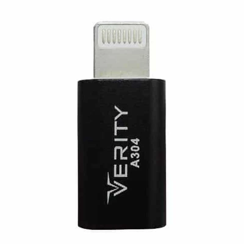 مبدل micro USB به لایتنینگ وریتی مدل A304