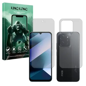 King Kong Tough model transparent screen protector suitable for Xiaomi Poco C85 4G mobile phone along with the back protector