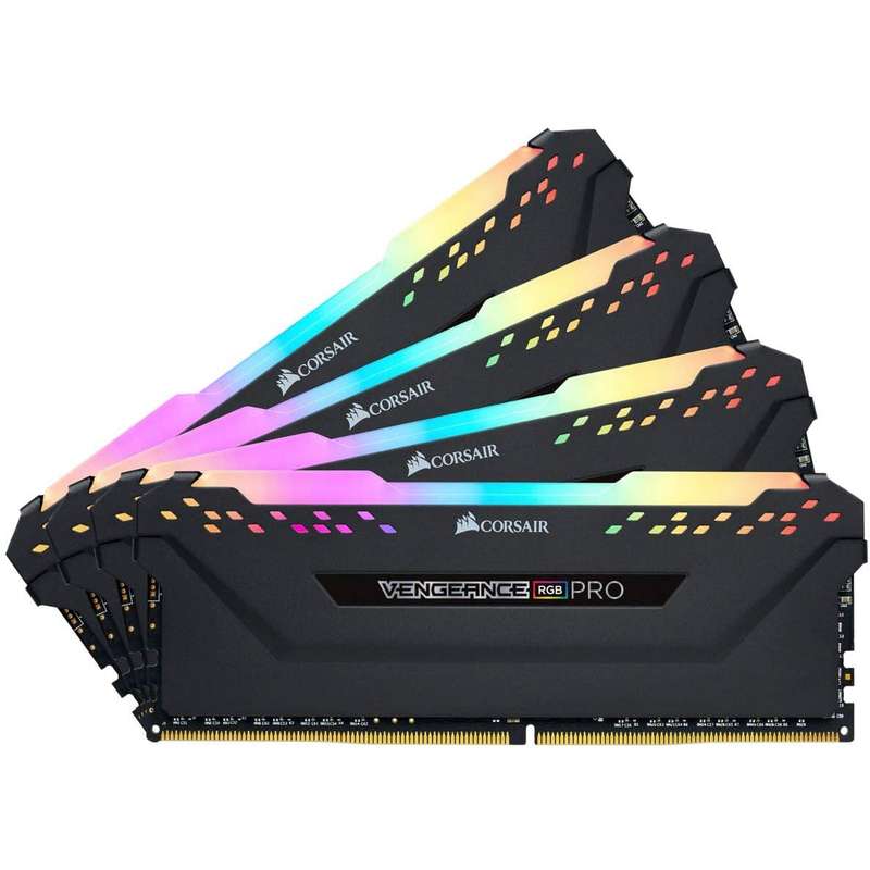 رم دسکتاپ DDR4 چهار کاناله 3600 مگاهرتز CL18 کورسیر ظرفیت 32 گیگابایت رم دسکتاپ DDR4 چهار کاناله 3600 مگاهرتز CL18 کورسیر ظرفیت 32 گیگابایت