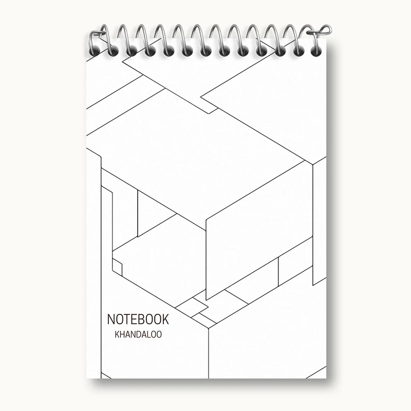 دفتر یادداشت 50 برگ خندالو مدل مدرن کد N391