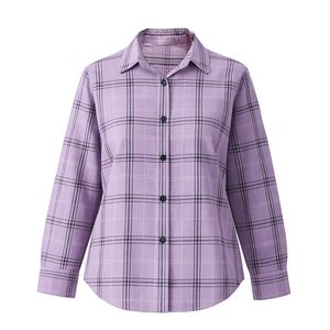 شومیز آستین بلند یقه برگردان زنانه مدل ترنم