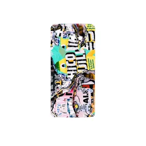 MAHOOT Collage of Teared Paper Cover Sticker for HTC Butterfly S