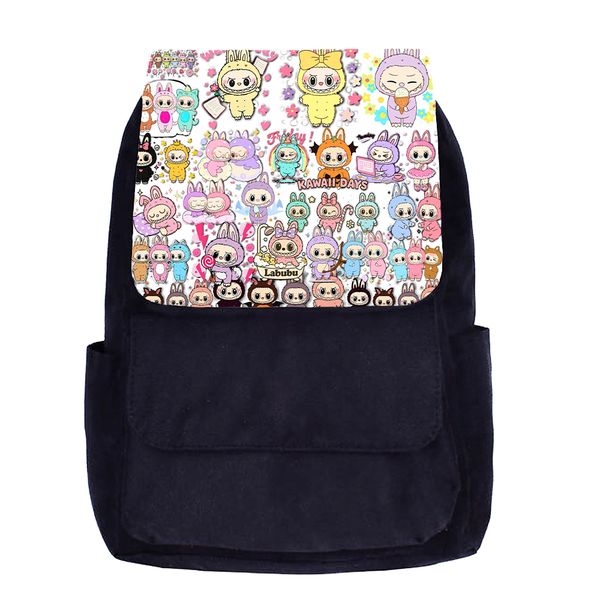 کوله پشتی مدرسه مدل عروسک لبوبو کد K058