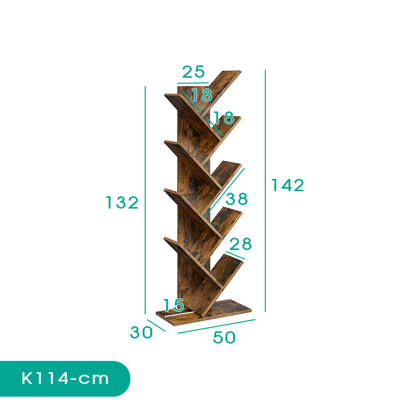 کتابخانه اسمردیس مدل K114 - MDF+
