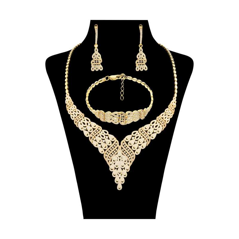 نیم ست نقره زنانه مدل SNR-RRR0033