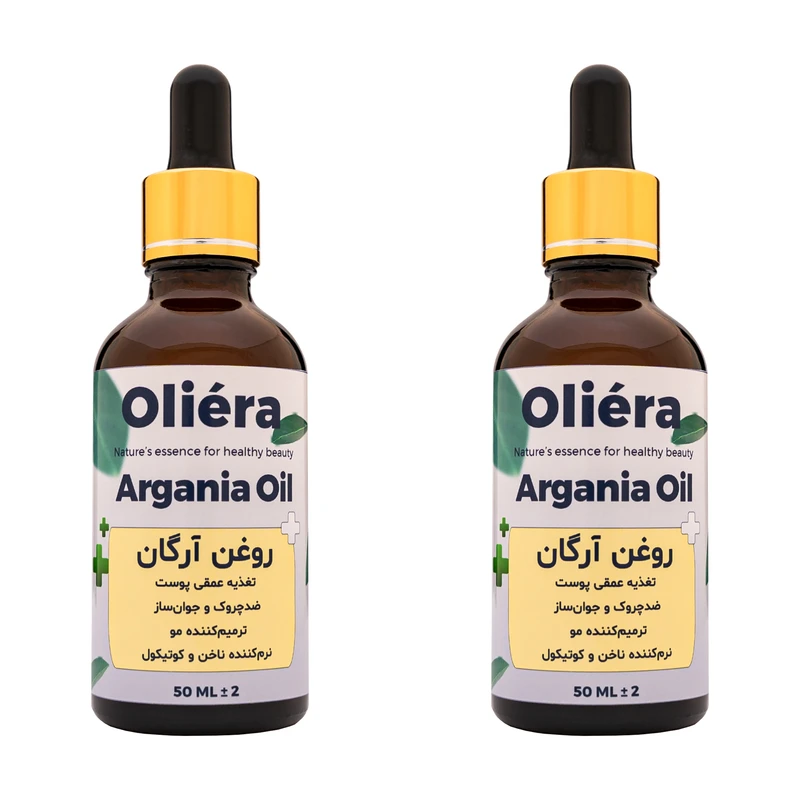 روغن مو آرگان اُلیئرا مدل ++A حجم 50 میلی لیتر بسته 2 عددی