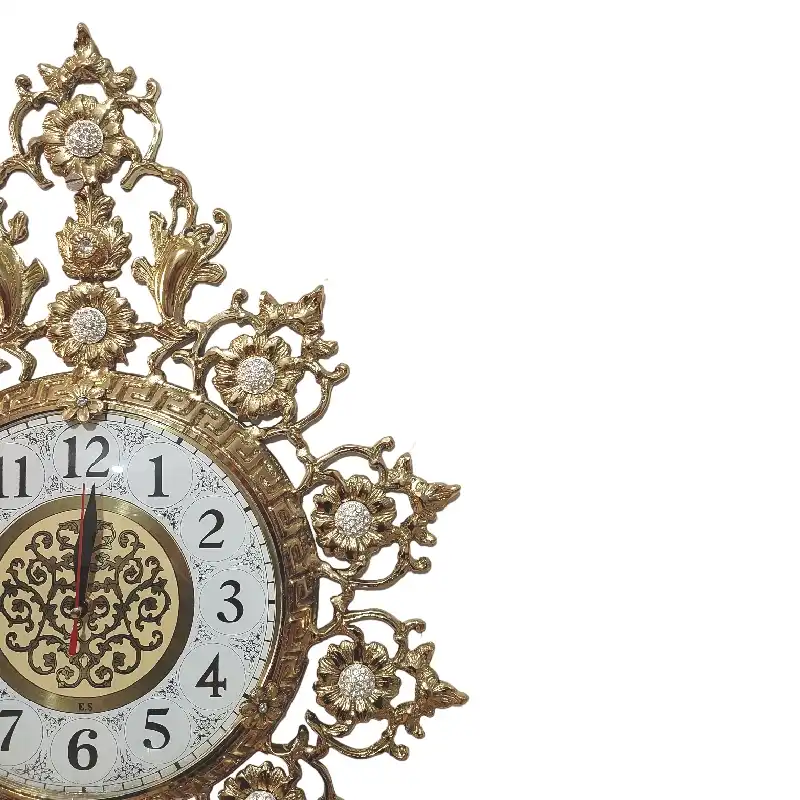 ساعت برنجی مدل الماس