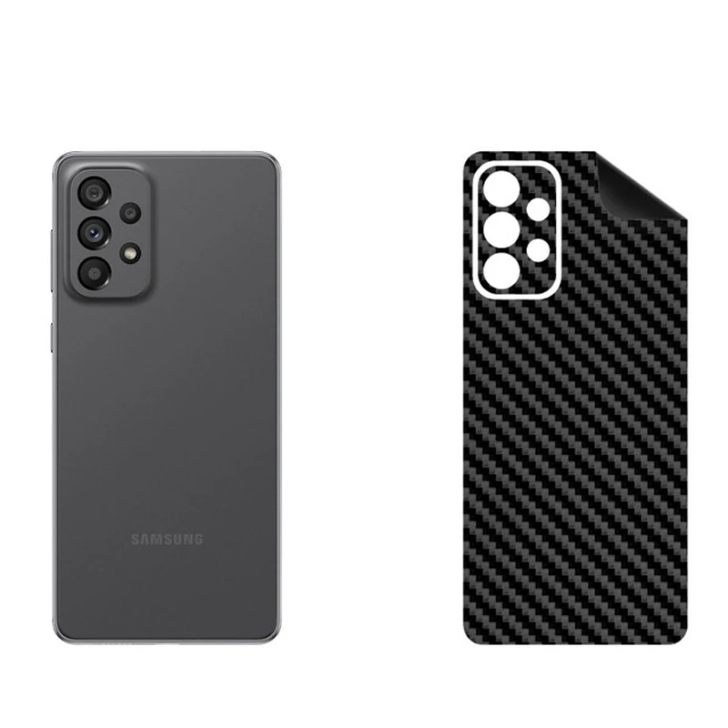 برچسب پوششی بستور مدل BT-Fiber طرح فیبر کربن مناسب برای گوشی موبایل سامسونگ Galaxy A73 5G