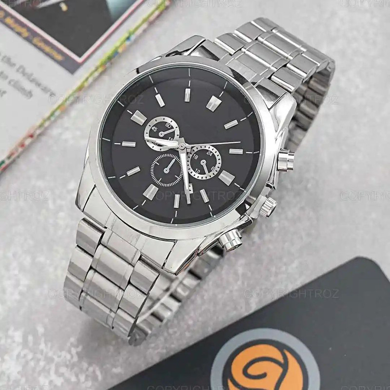 ساعت مچی عقربه‌ای مردانه مدل تک موتور طرح_01