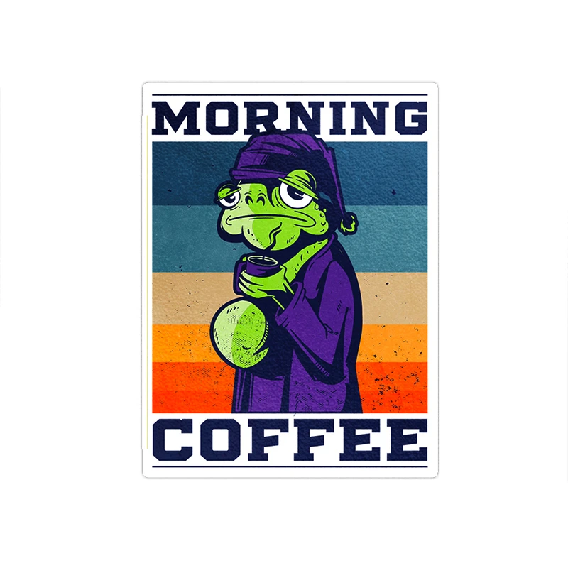 استیکر تزئینی موبایل و تبلت ماسا دیزاین مدل stkv0278 طرح morning coffee