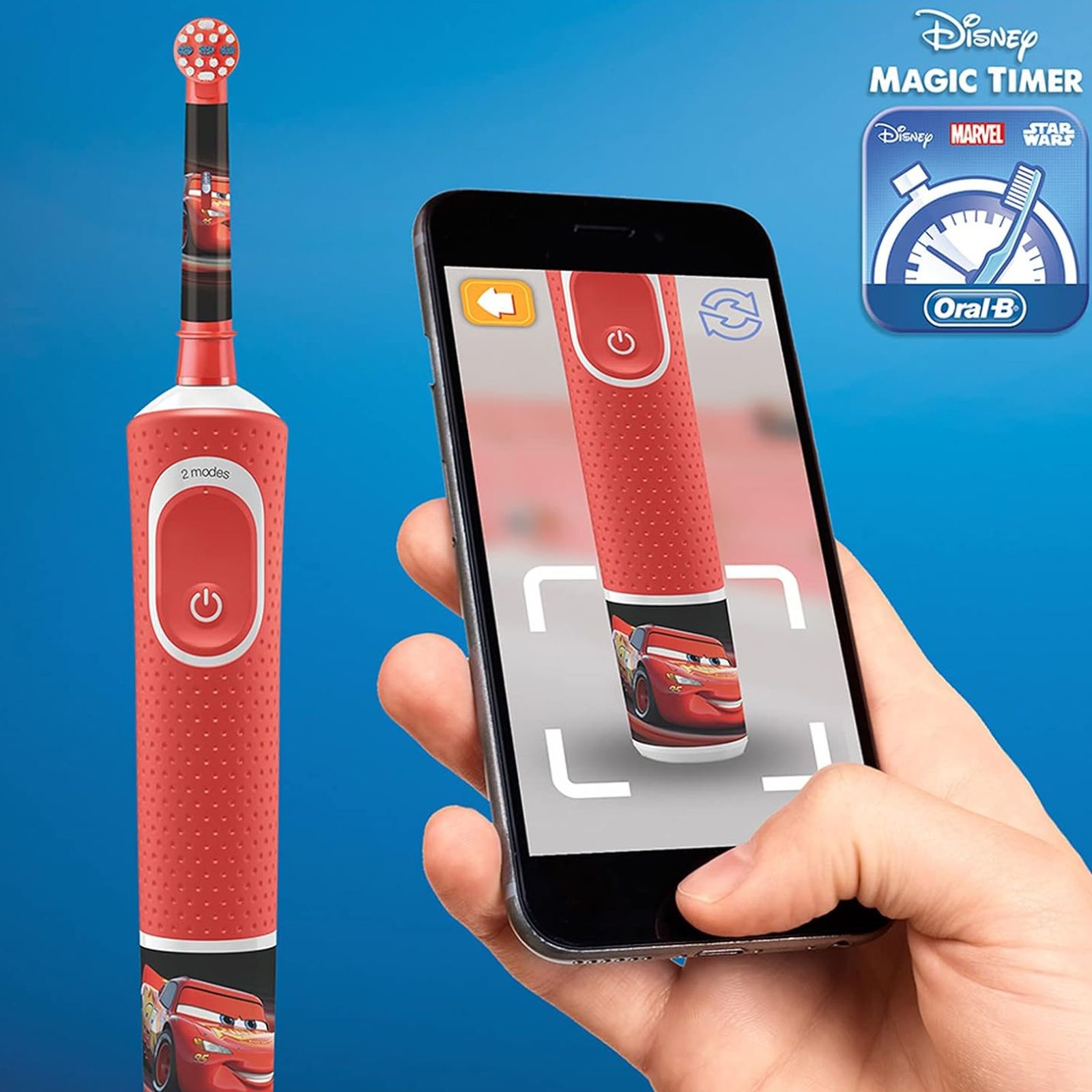 مسواک برقی کودک اورال-بی مدل Cars - - 8