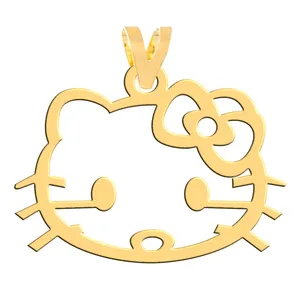 آویز گردنبند طلا 18 عیار زنانه فرشته مدل دلقک   WNL-000484