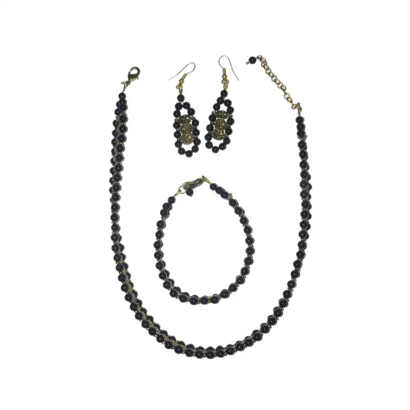 نیم ست زنانه مدل سنگ اونیکس و زاماک کد SN-354