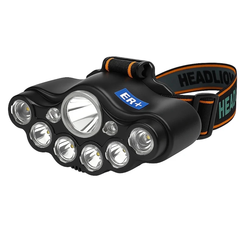 چراغ پیشانی ای آر پلاس مدل t09 با نور مهتابی