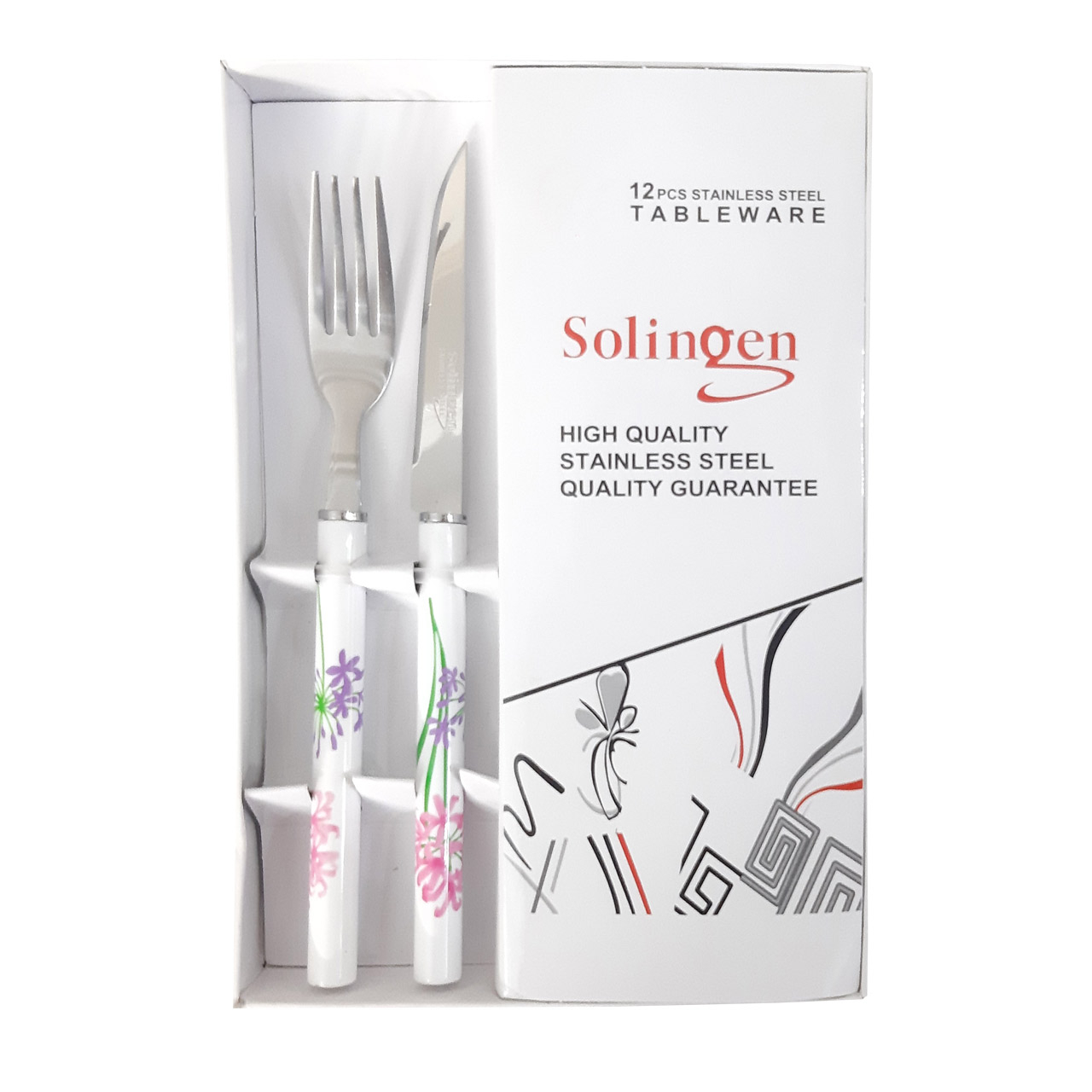 ست کارد و چنگال میوه خوری 12 پارچه زولینگن کد SOL7