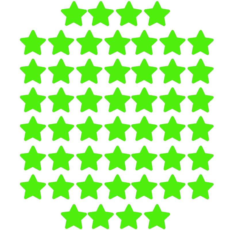 استیکر هیمیا مدل شب تاب طرح ستاره 50 عددی