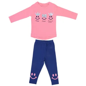 ست تی شرت و شلوار دخترانه مدل ng957