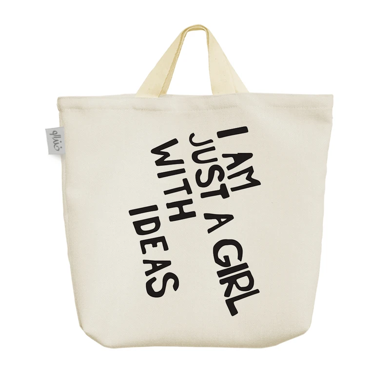 ساک خرید خندالو مدل I Am Just A Girl With Ideas کد 6997