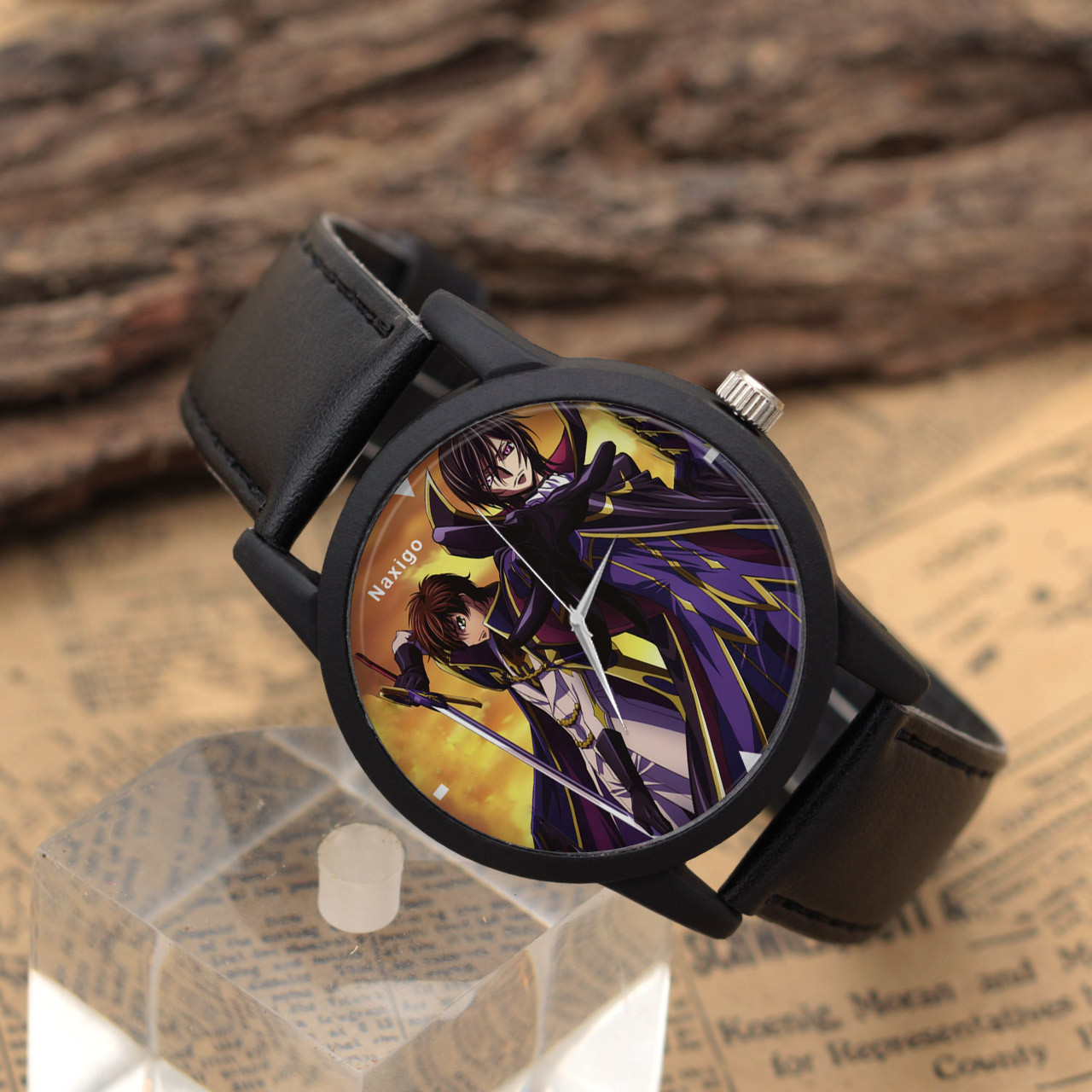 ساعت مچی عقربه ای ناکسیگو مدل Code Geass کد LF13161 ساعت مچی عقربه ای ناکسیگو مدل Code Geass کد LF13161