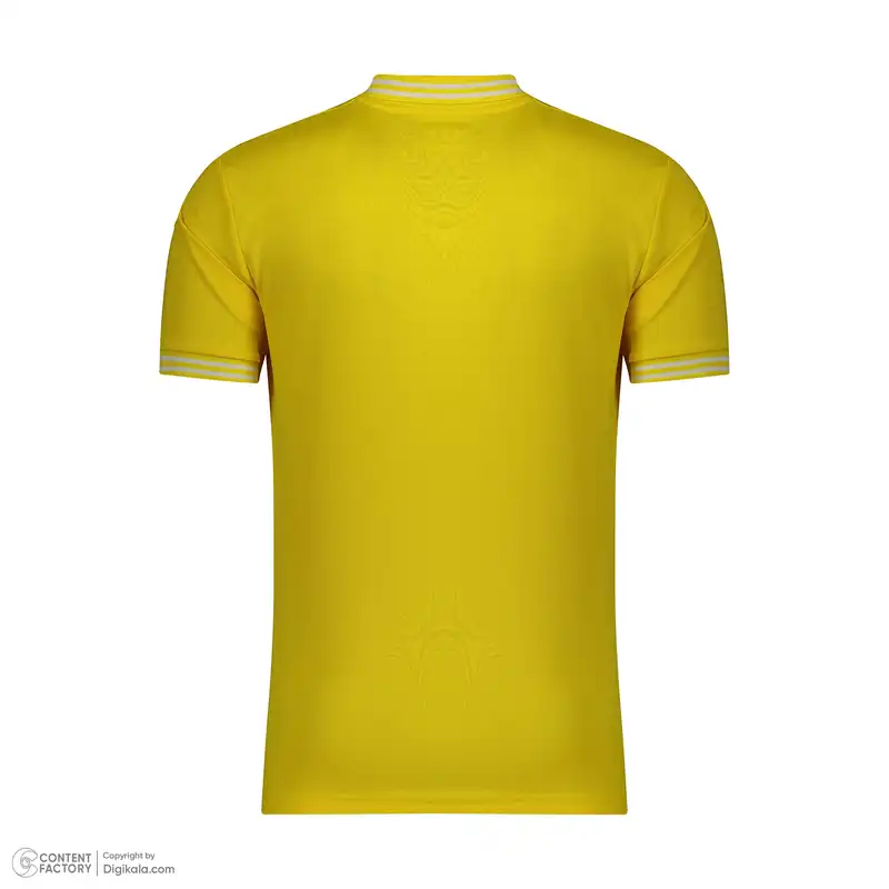 پولوشرت ورزشی مردانه مکرون مدل یوکار رنگ زرد