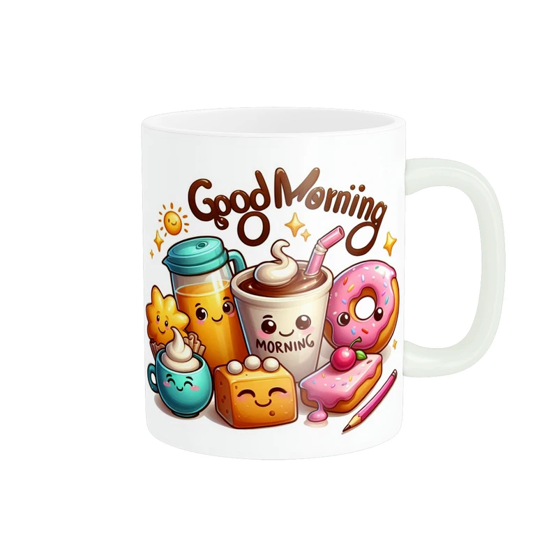 ماگ پاد آفرین طرح گود مورنینگ کد 2050