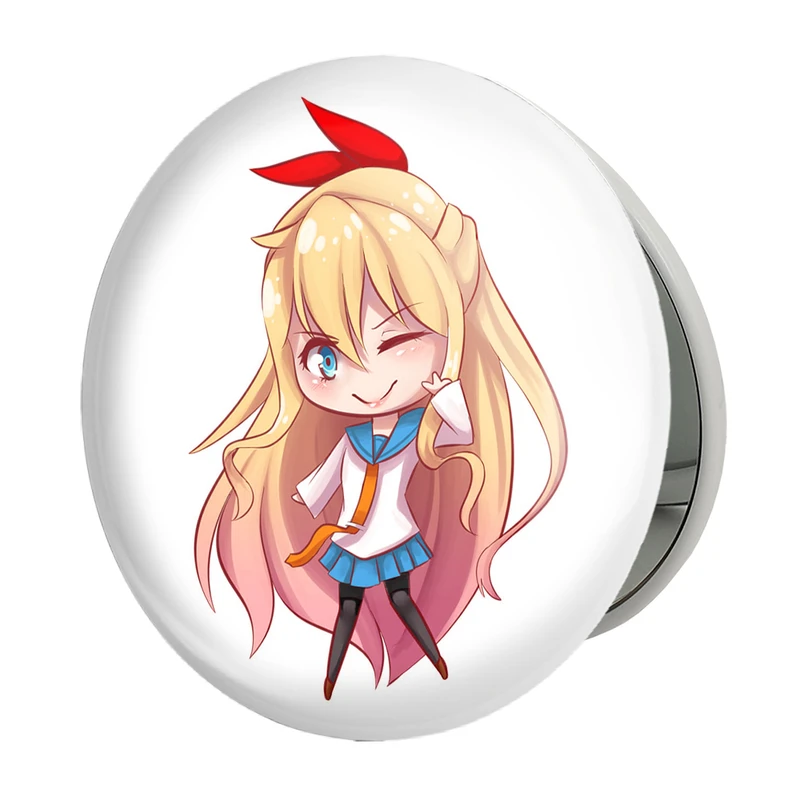 آینه جیبی خندالو طرح انیمه عشق دروغین مدل تاشو کد 17139 