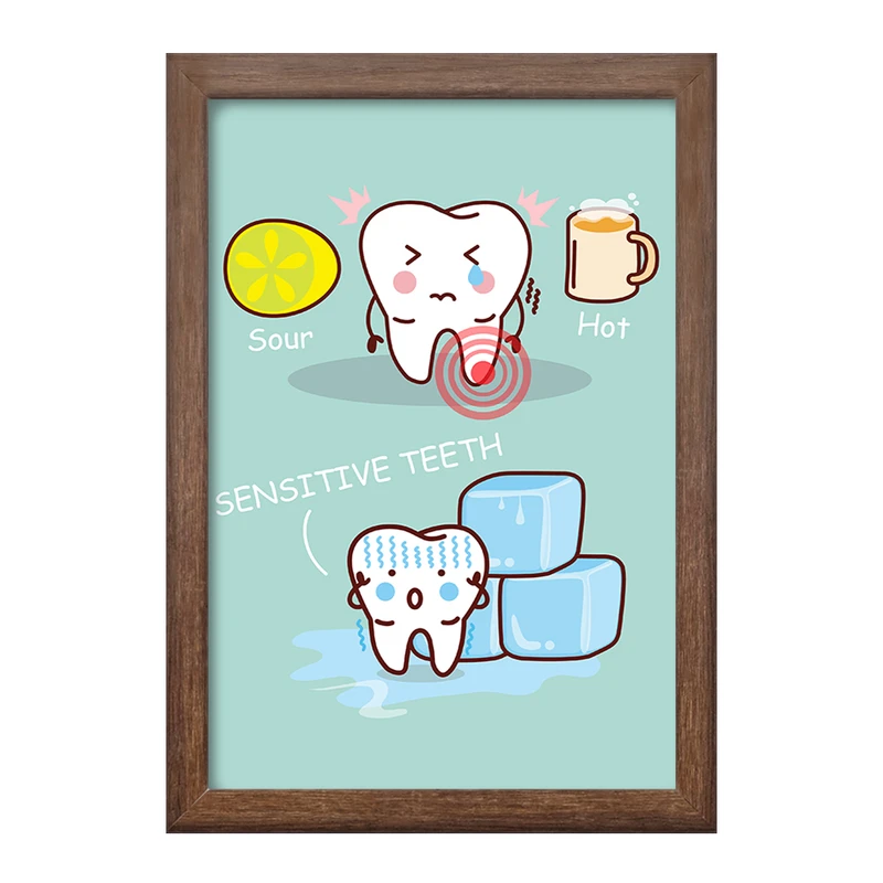 تابلو خندالو طرح دندان و دندان پزشکی کودکانه کد 36744