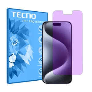 Tecno HyPRL model anti-purple screen protector suitable for Apple iPhone 15 Pro Max mobile phone 