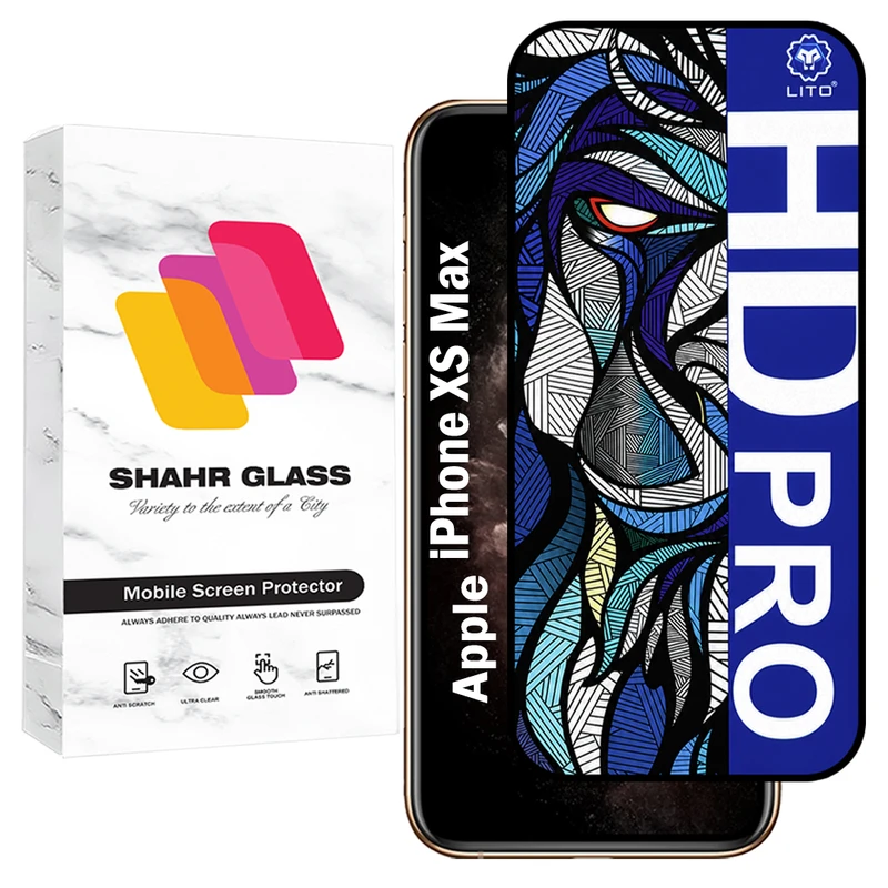 محافظ صفحه نمایش شهر گلس مدل LITOHDS مناسب برای گوشی موبایل اپل iPhone XS Max