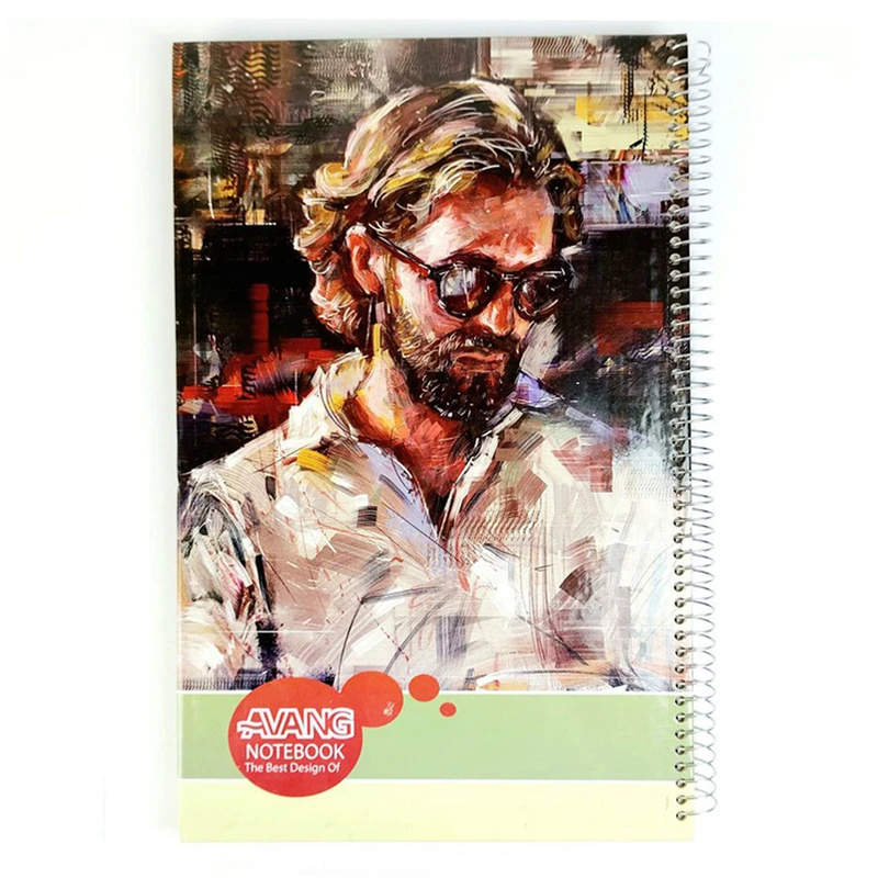 دفتر مشق 100 برگ آونگ طرح جنتلمن کد 42T