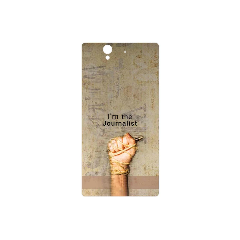 برچسب پوششی ماهوت مدل Journalist مناسب برای گوشی موبایل سونی Xperia X