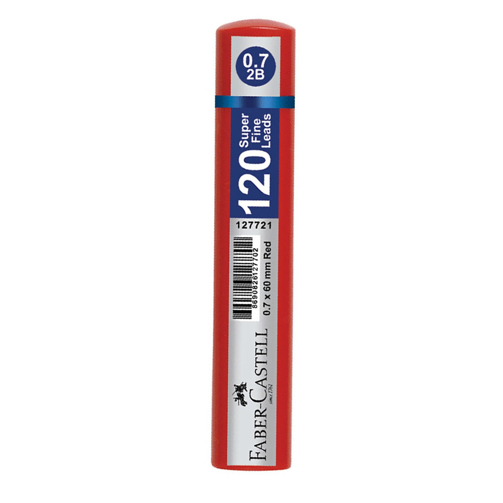 نوک مدادنوکی 0.7 میلی متری فابرکاستل مدل Superfine -120lead بسته 4 عددی