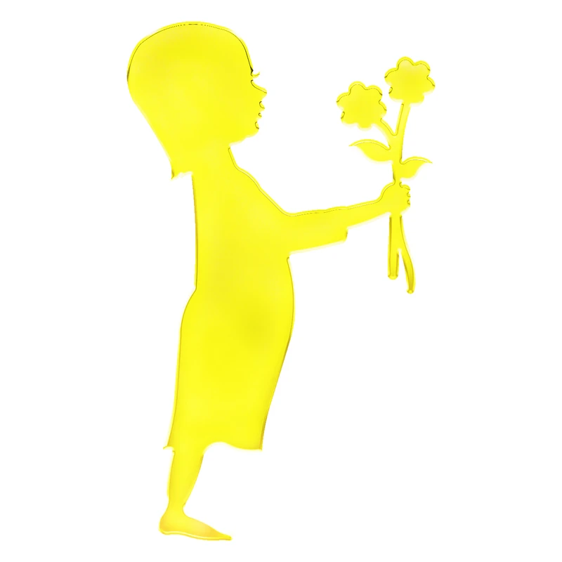 استیکر کلید و پریز مستر راد مدل دخترک گل فروش Girl.F-G 01