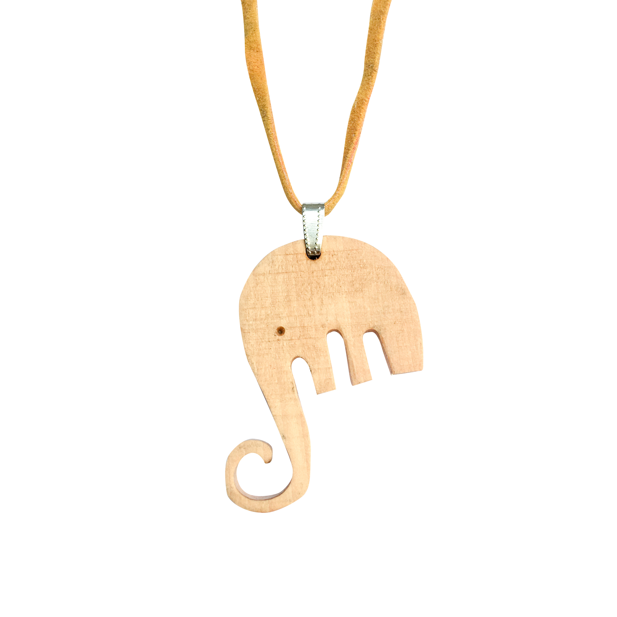 گردنبند دست ساز زنانه مدل فیل کوچولو