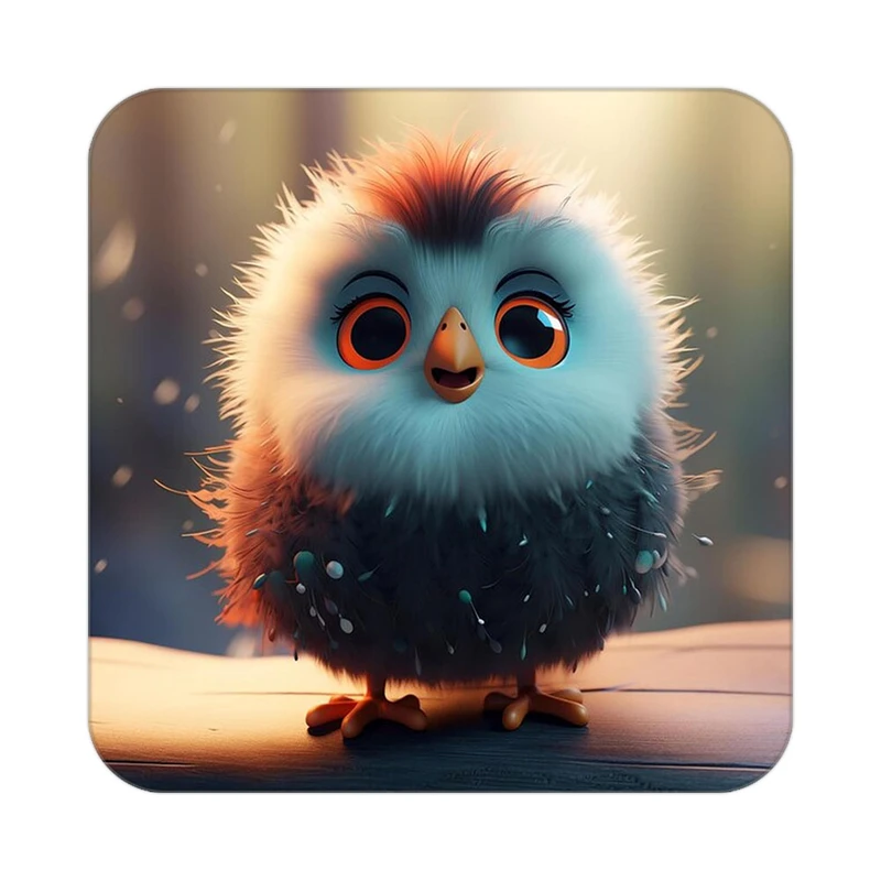 زیر لیوانی کاکتی طرح حیوانات کارتونی مدل mp28094