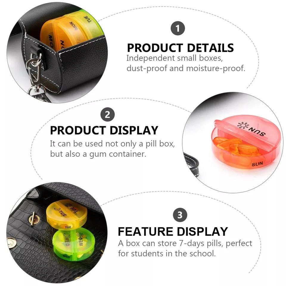 جعبه نگهدارنده دارو مدل سفری