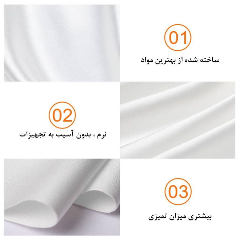 دستمال تمیز کننده دوربین و گوشی کی اند اف مدل Microfiber Cleaning