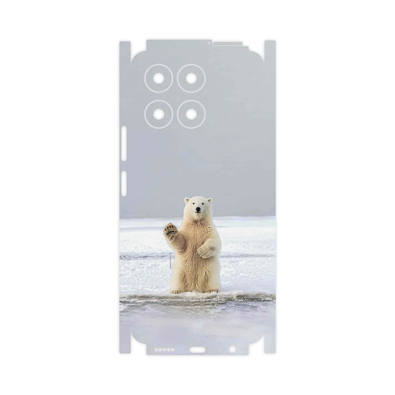 برچسب پوششی ماهوت مدل Polar_bear-FullSkin مناسب برای گوشی موبایل آنر X6a