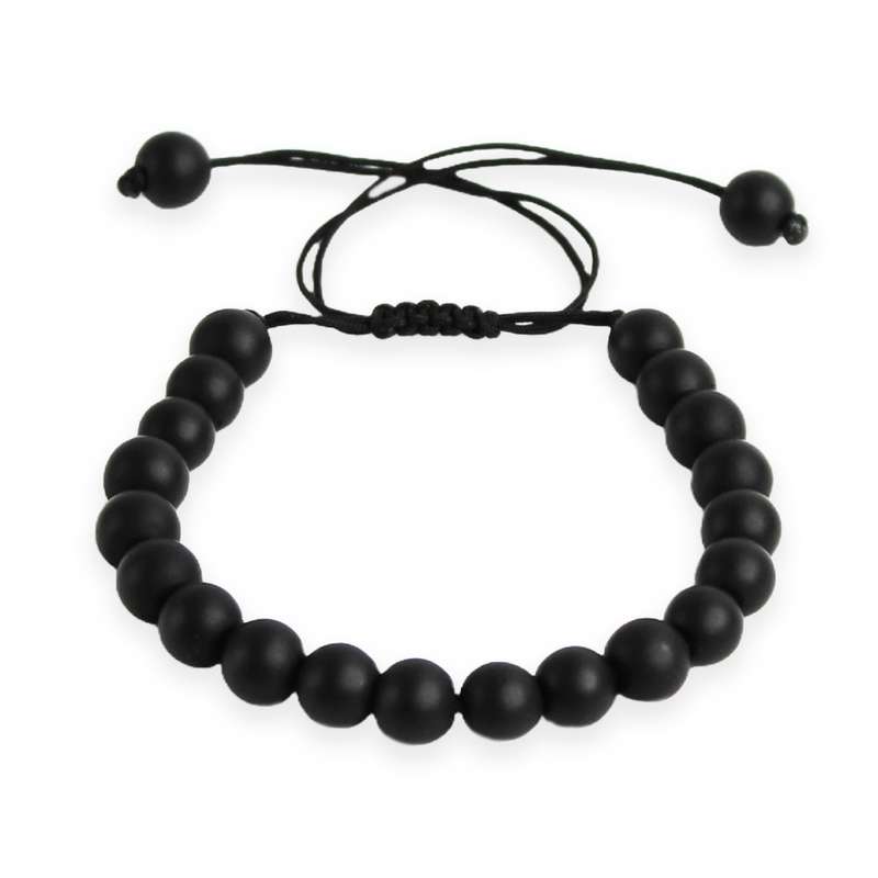 دستبند مردانه گلسو مدل اونیکس مات دستبند مردانه گلسو مدل اونیکس مات