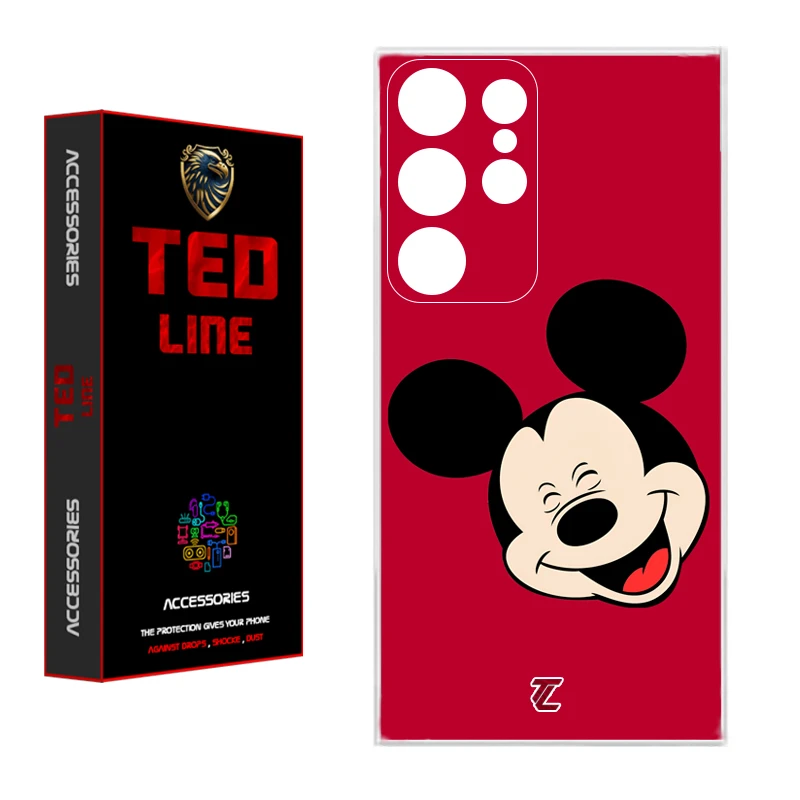کاور تدلاین طرح میکی موس کد 1213 مناسب برای گوشی موبایل سامسونگ Galaxy S24 Ultra
