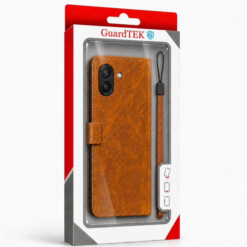 کیف کلاسوری گاردتک مدل  Flip cover strap مناسب برای گوشی موبایل سامسونگ Galaxy A07 به همراه بند