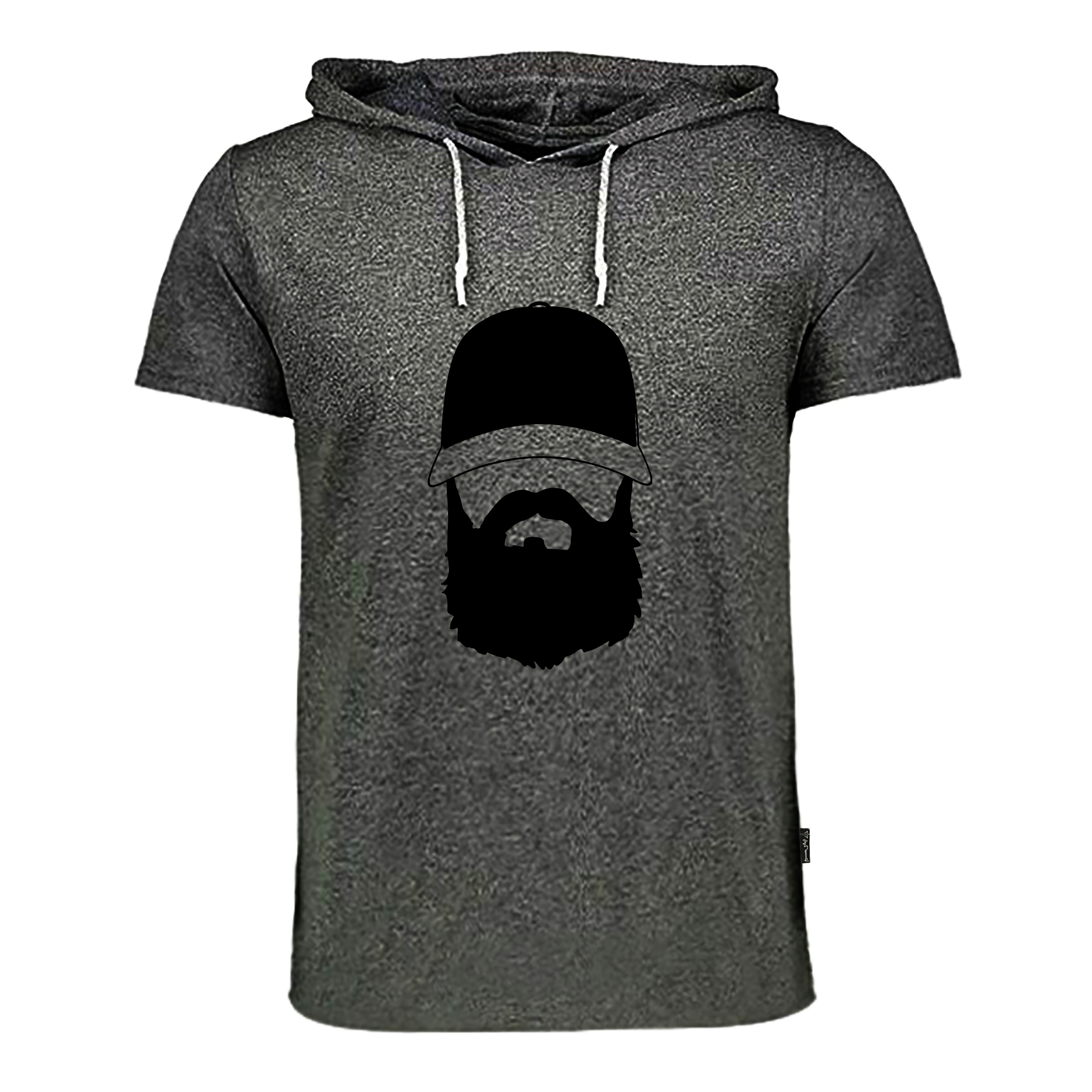 تی شرت کلاه دار مردانه به رسم مدل ریش -  - 1