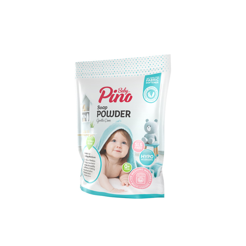پودر صابون نوزاد پینو بیبی مخصوص ماشین لباسشویی - وزن 800 گرم