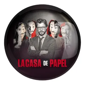 پیکسل خندالو طرح سریال Money Heist کد 3243 مدل بزرگ