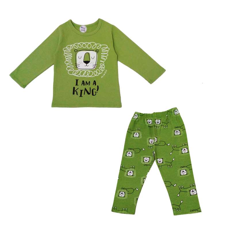 ست تی شرت و شلوار پسرانه مدل king